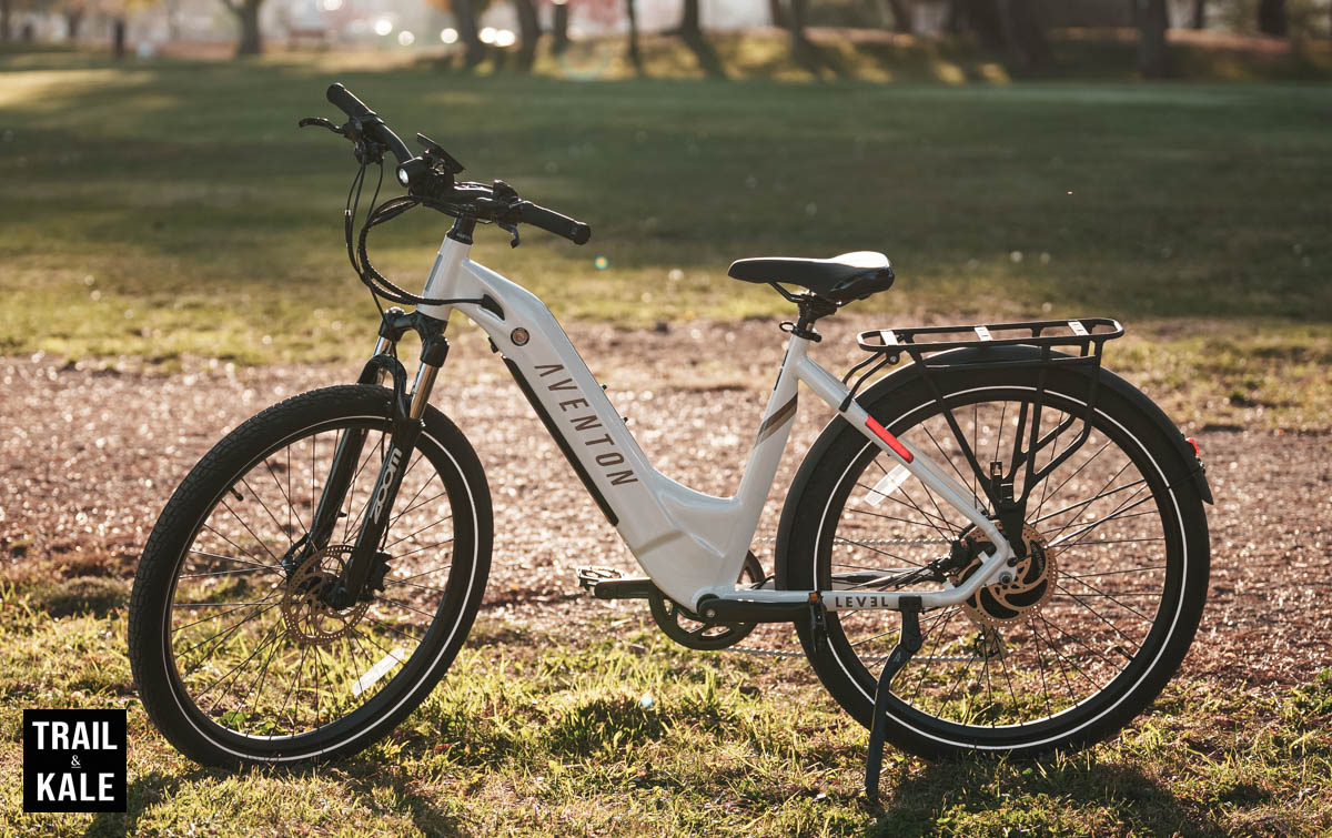 Aventon Level 2 Review by Trail and Kale 2