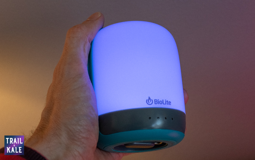 AlpenGlow 250 size reference in my hand