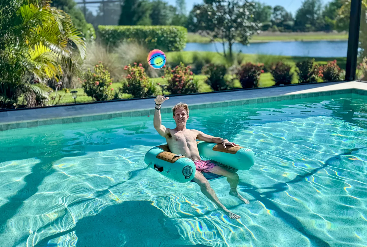 Chilling in my BOTE Hangout Sling Chair