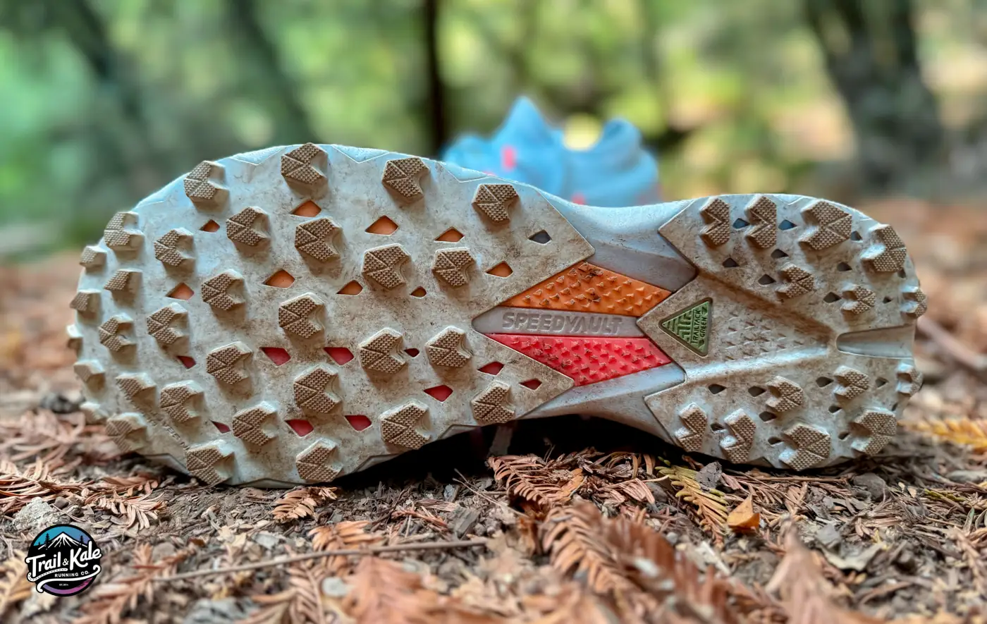 The outsole’s TrailTack rubber is exceptional in terms of grip, and also provides a good amount of durability/longevity.