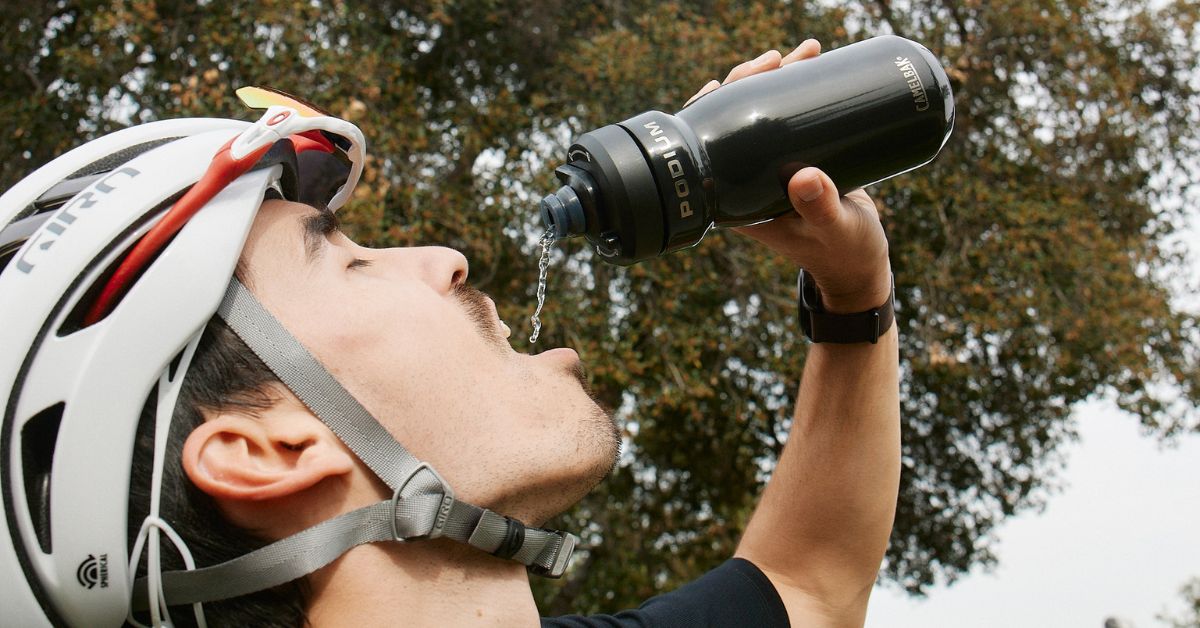 CamelBak Podium Titanium Bike Bottle is easy to drink out of and also has a leak proof lockout