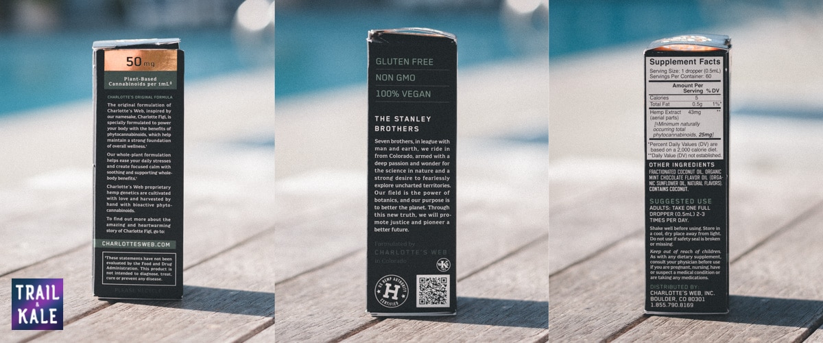 Charlotte's Web CBD Oil Review - Original 50mg/ml 30 ml bottle with dropper