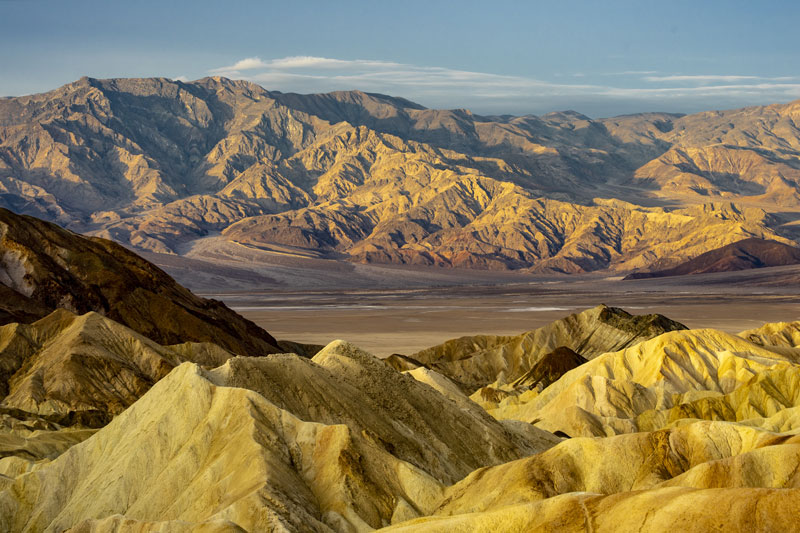closeup shot rock formations death valley usa
