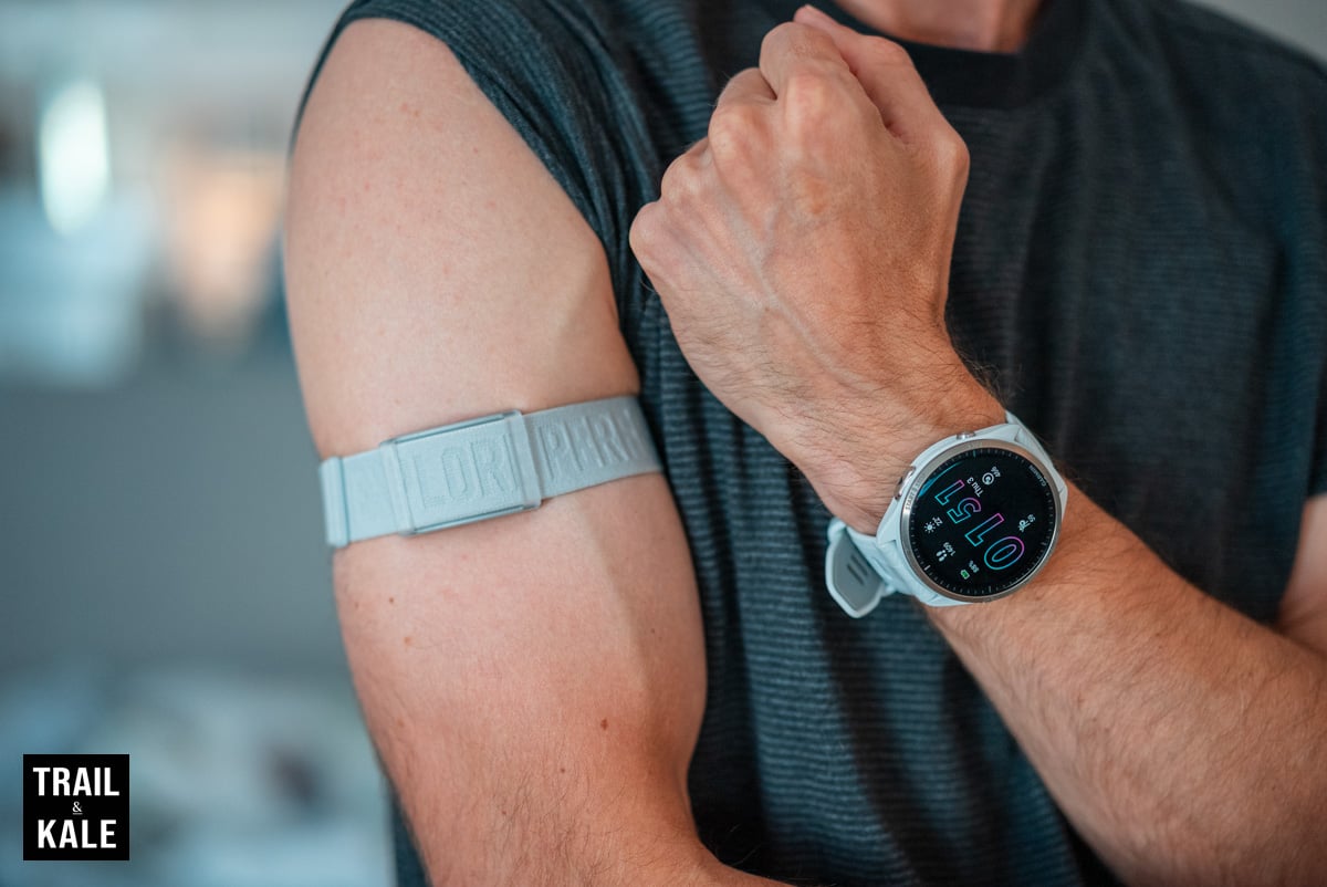 I'm using my Garmin 965 in this image but it will pair to almost any device, including of course the new COROS Apex 2 Pro