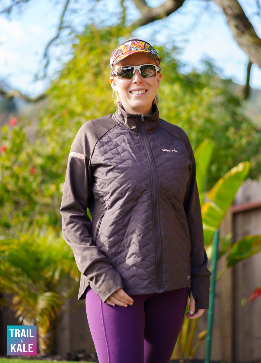 Craft running jacket for winter