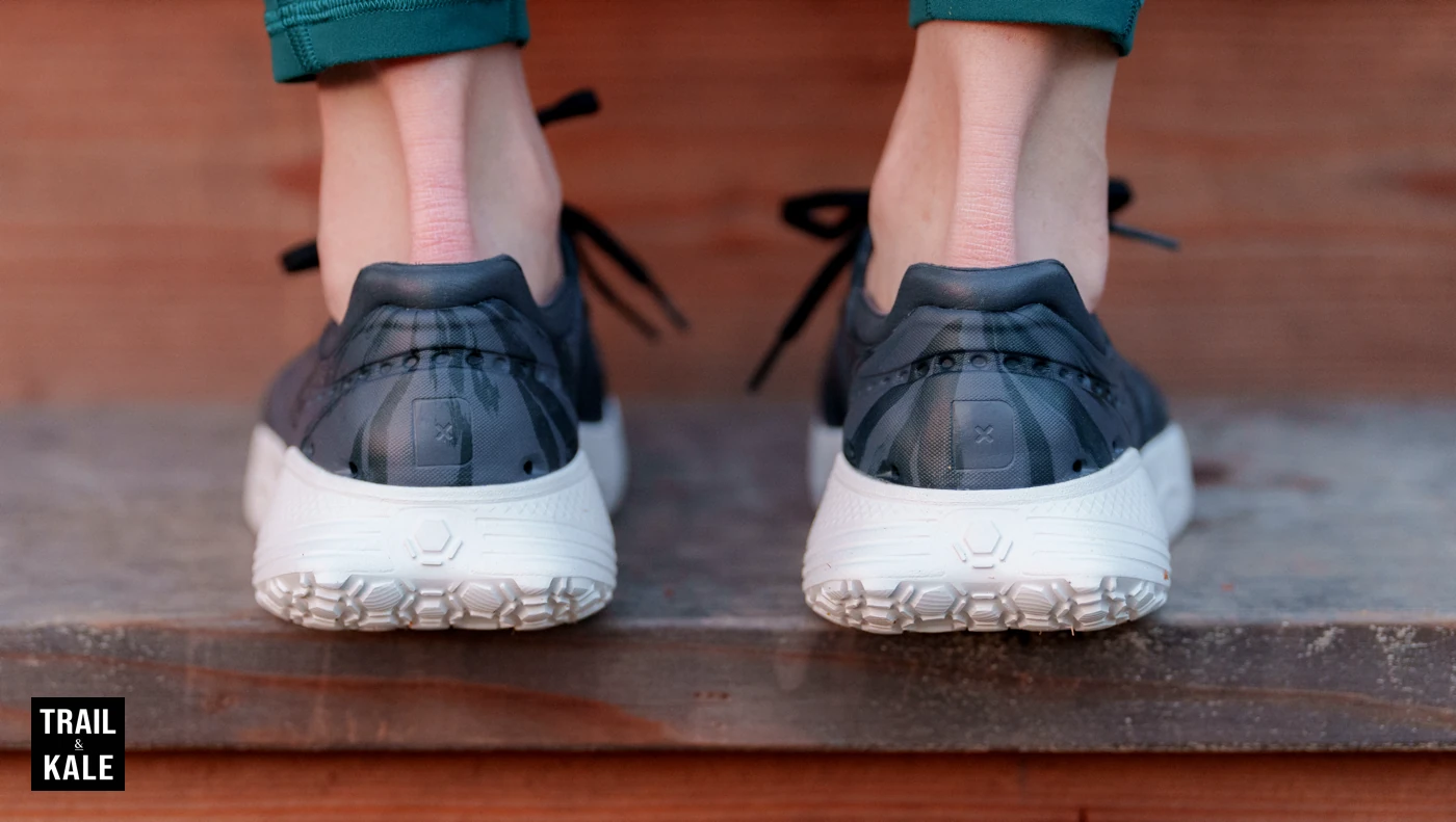 Deckers X Lab X SCAPE BAJA from the rear