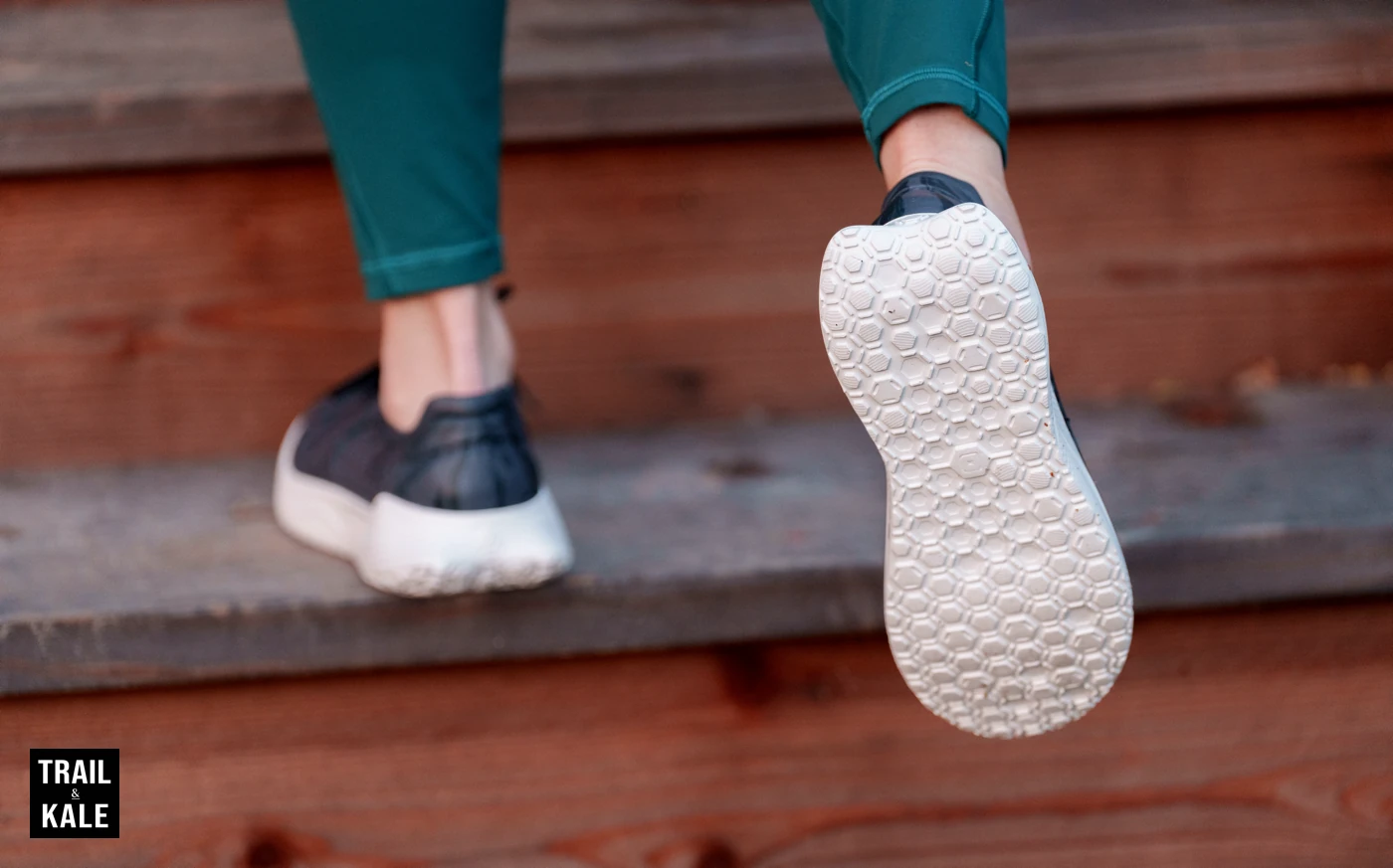 The textured outsole and Swallowtail heel on the Deckers X Lab X SCAPE BAJA shoes.