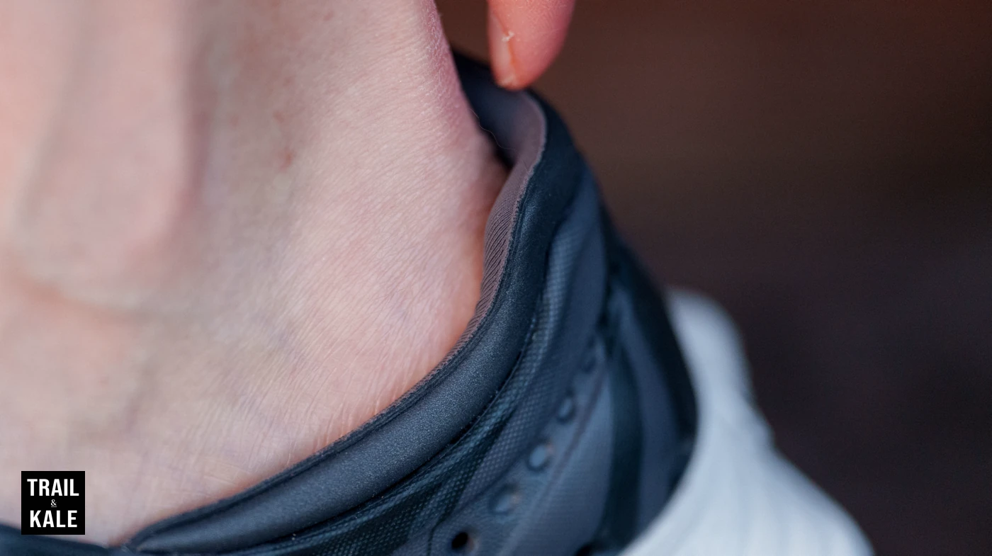 Heel padding on the Deckers X Lab X SCAPE BAJA