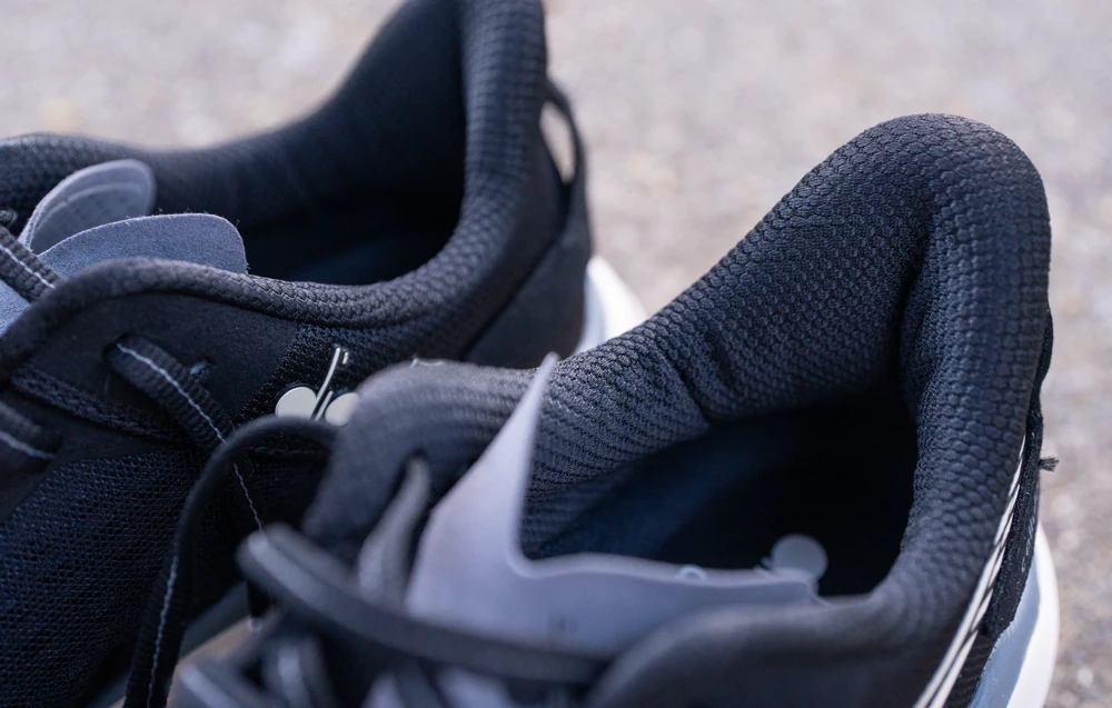 The heel padding and supportive structure does a great job of providing just enough stability