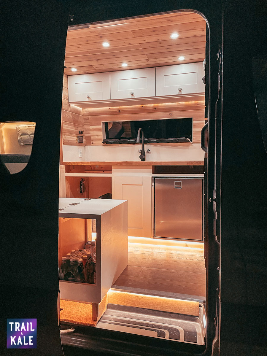 DIY Sprinter van build dog crate in our campervan trail and kale web wm 6