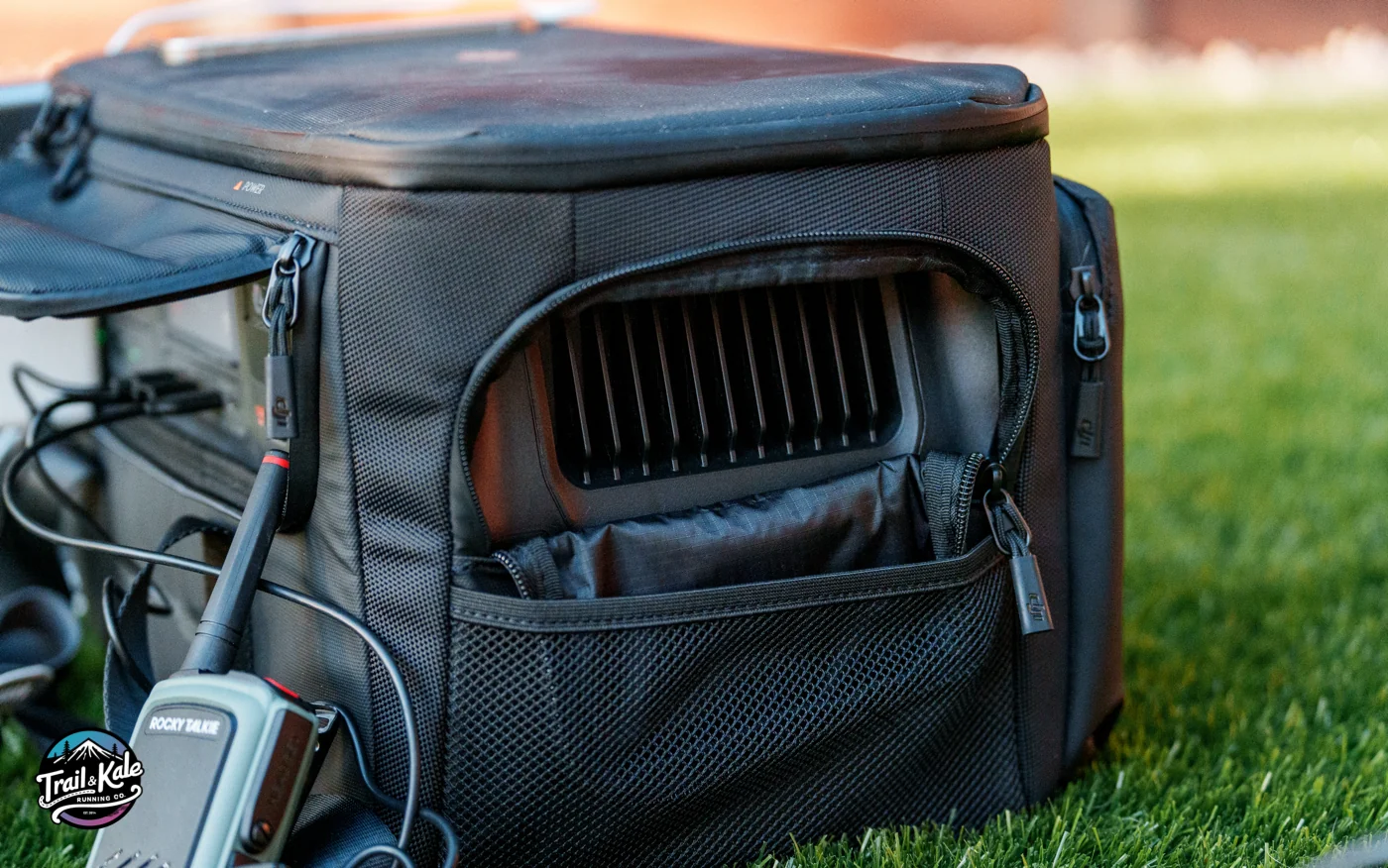 Side vent on the DJI power station's bag