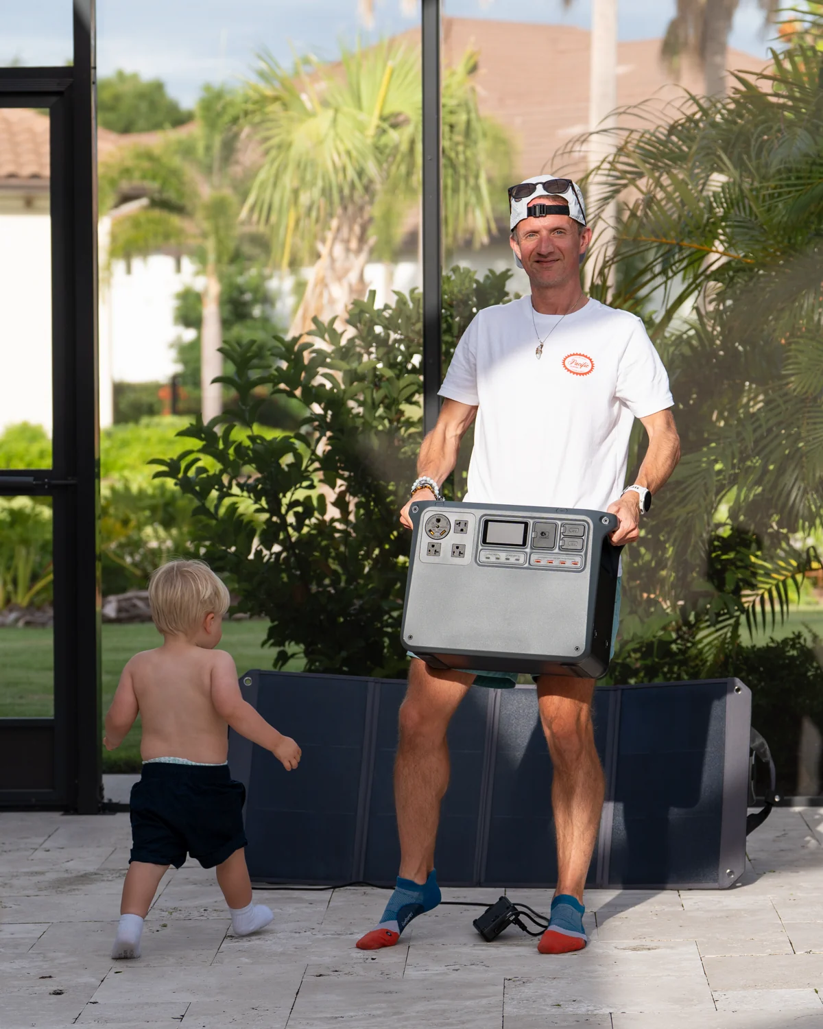 DJI Power 2000 is pretty hefty but so is every portable power station of this capacity - just be aware