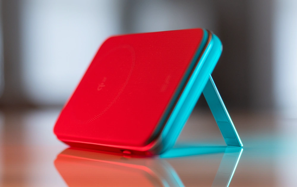 the pop-out kickstand, which can be used in both portrait and landscape