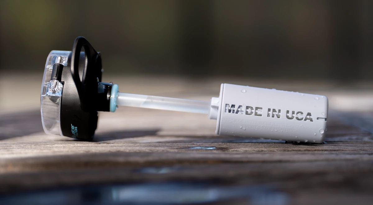 Epic Water Filters OG Nalgene 32oz filter is encapsulated in this cover