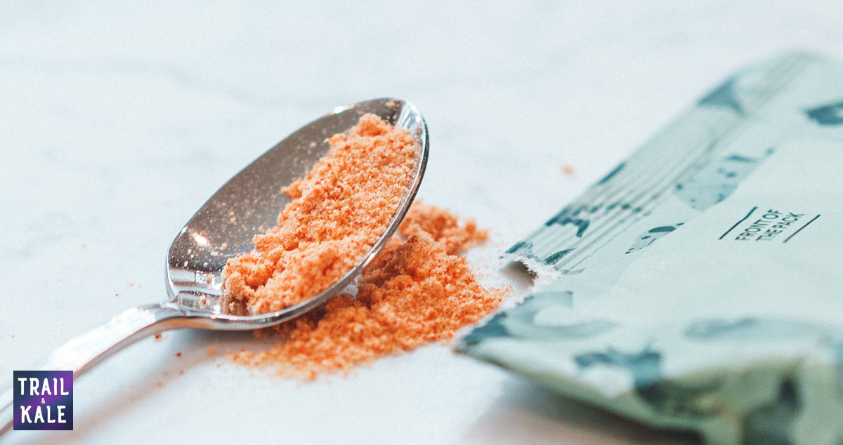 Front of The Pack Review The One Supplement for dogs product photo Trail and Kale web wm 7