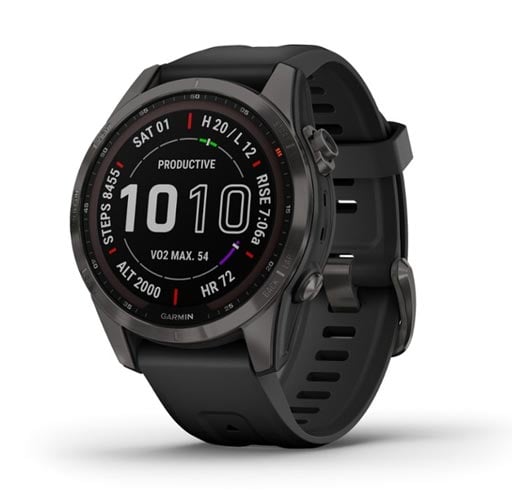 Garmin Fenix 7S Sapphire Solar GPS watch REI GUGO 2023
