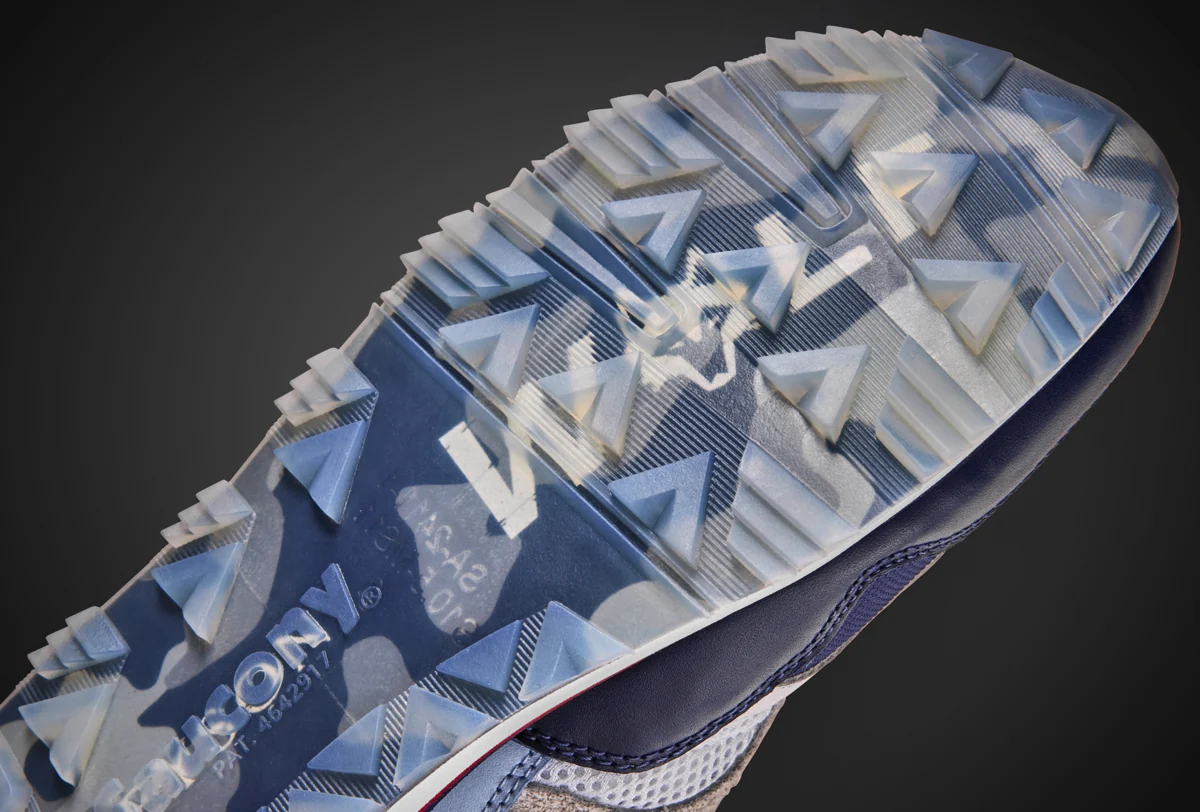 Greyson and Saucony DXN Courageous outsole