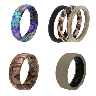 Groove Life silicone wedding bands