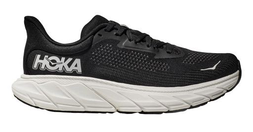 HOKA Arahi 7 black white