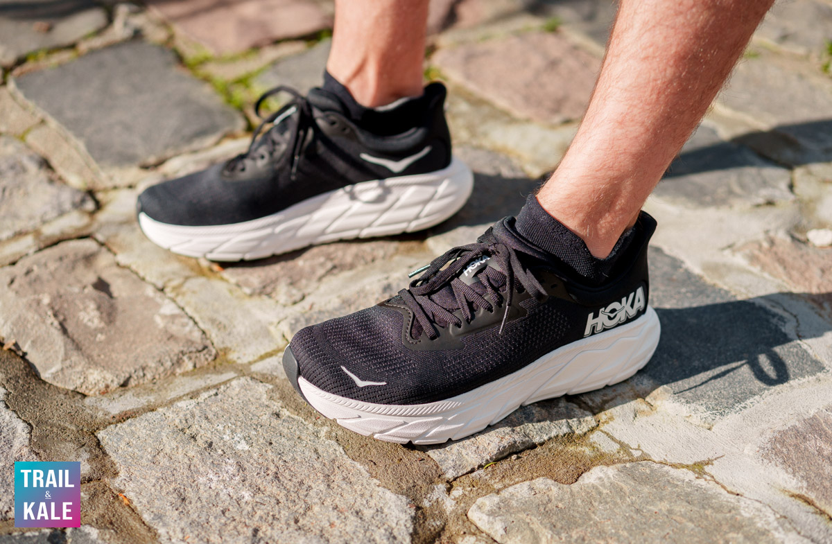 HOKA Arahi 7 is quite narrow but will fit the average width feet like mine just fine