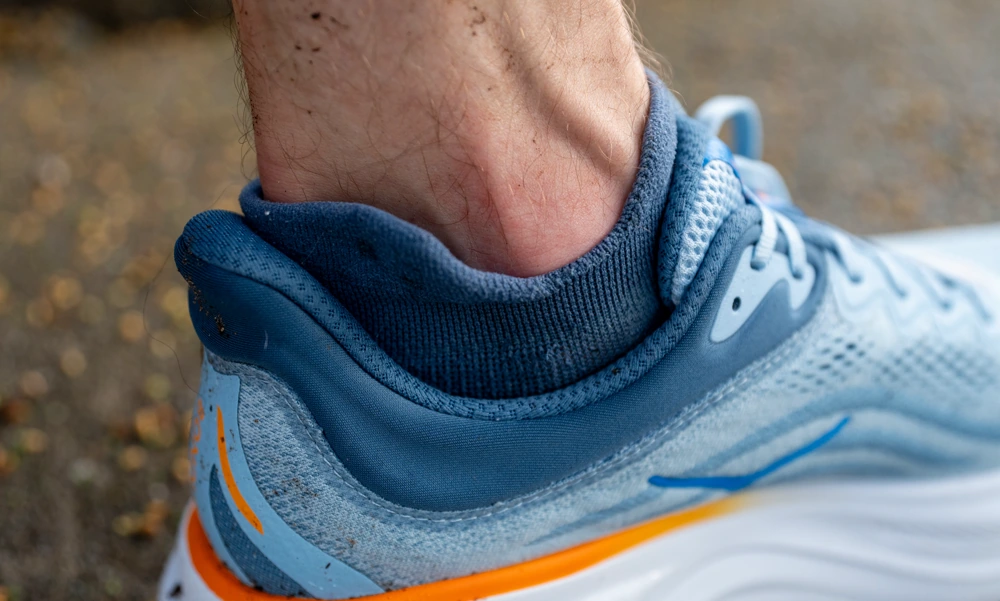 The 3D molded collar surrounding my ankle is nicely padded