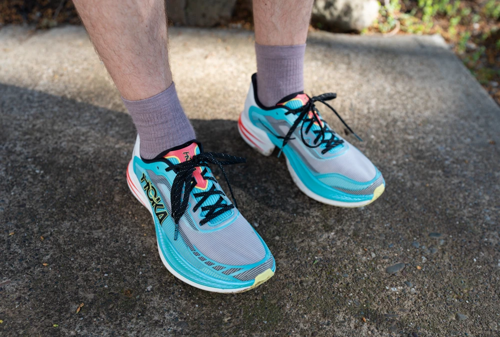 Sizing and fit - Hoka Cielo X1 2.0 review by Alastair | Trail & Kale
