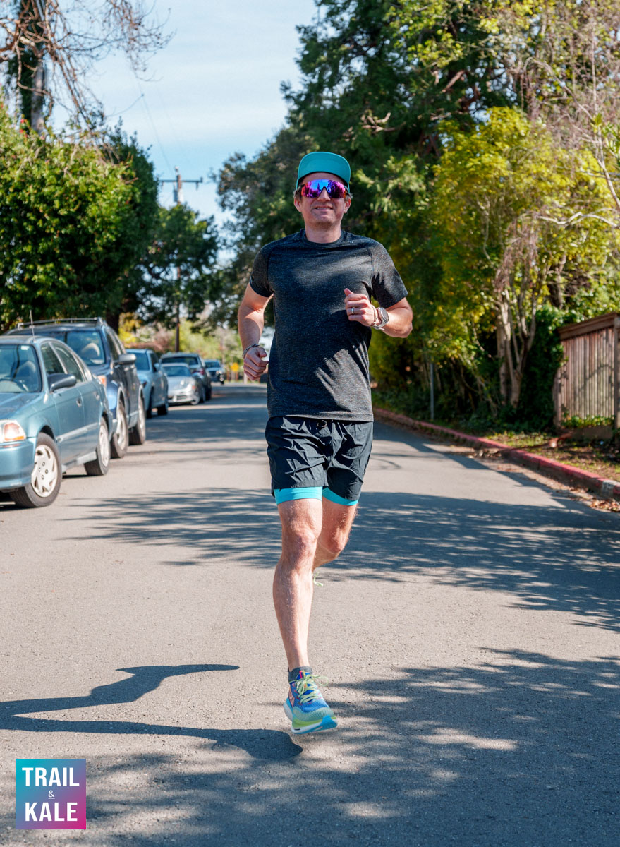 Alastair running in the HOKA Cielo X1 race day shoes