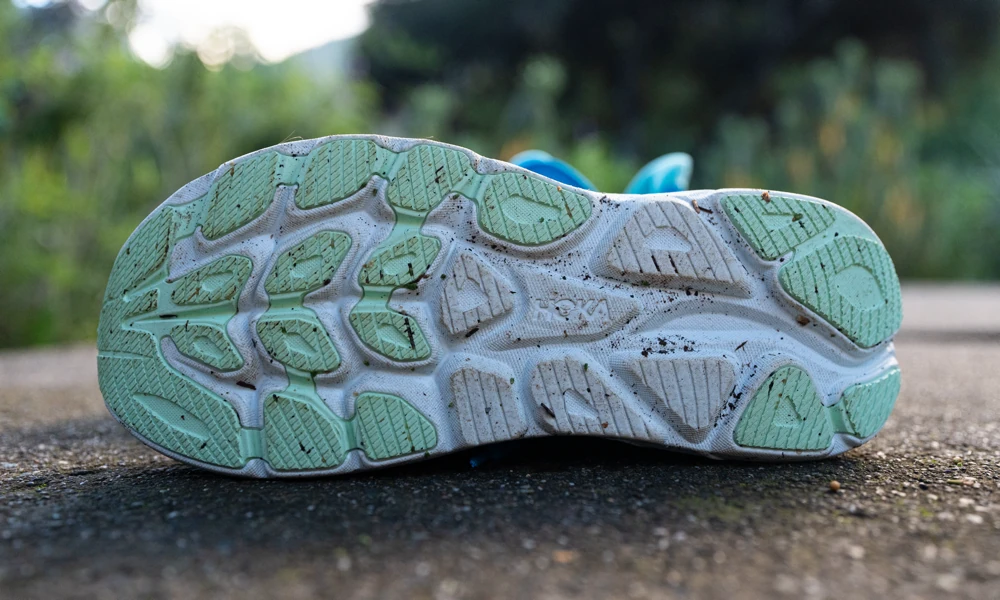 the rubber placement on the outsole is also a step forward