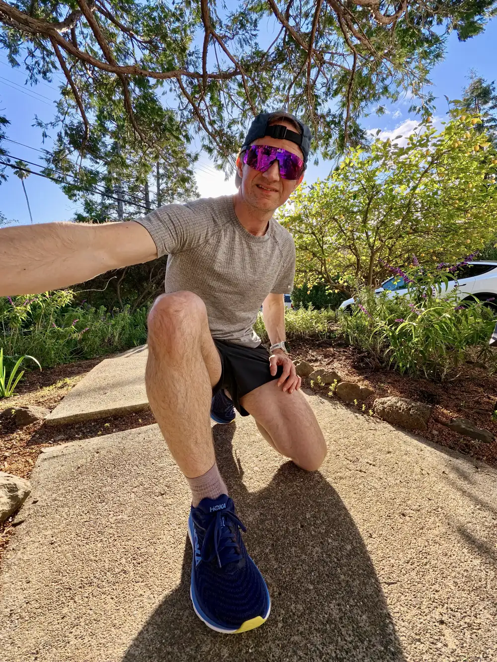 Hoka Gaviota 5 post-run vibes