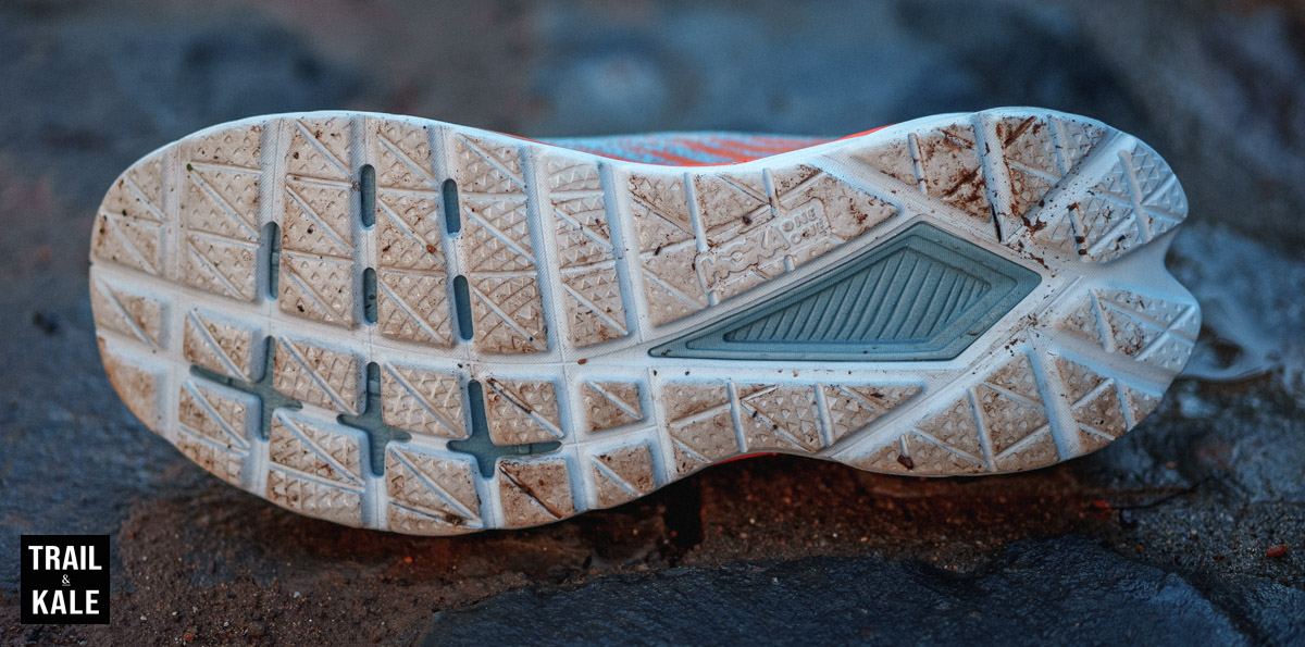 HOKA Mach 5 rubberized EVA outsole
