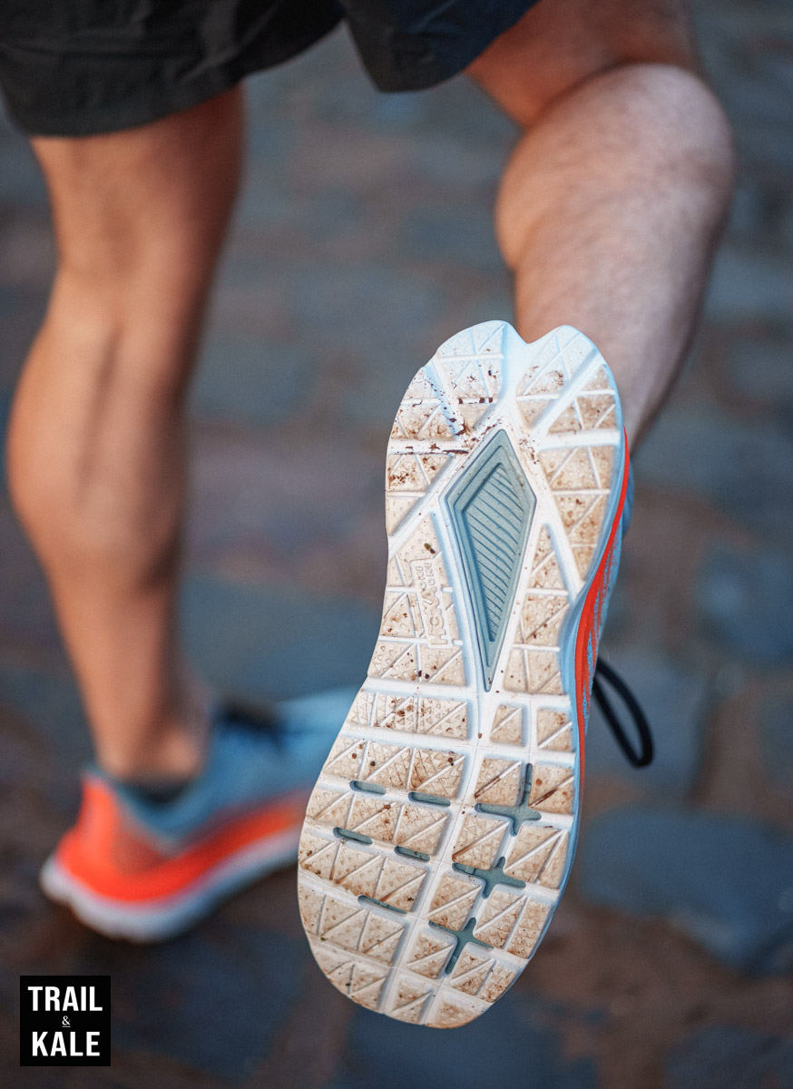 HOKA Mach 5 Review by Trail and Kale | rubberized EVA outsole