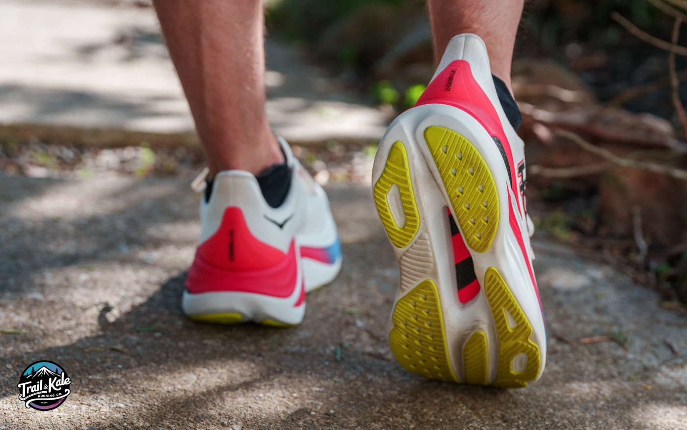 Another look at the Skyward X from the outsole and heel perspective.