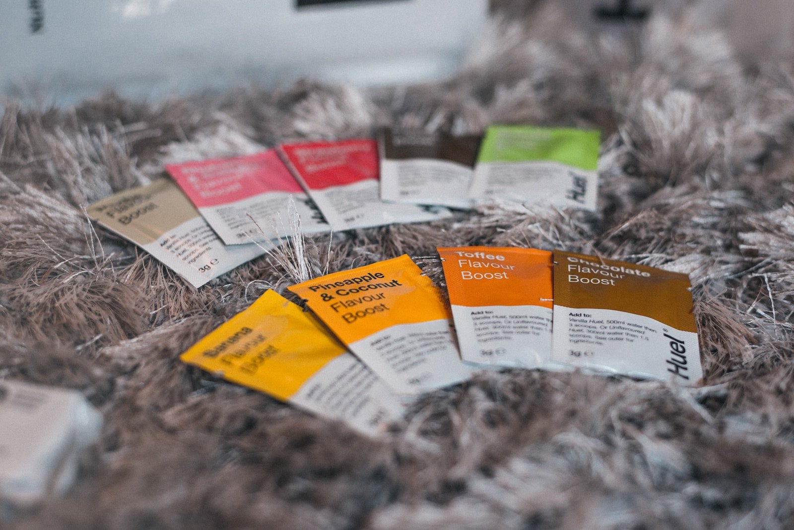 Huel Review - Trail & Kale - Flavour boost sachets