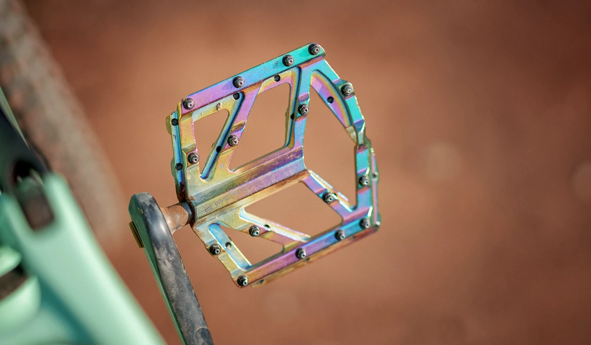 I chose these platform pedals for my mountain bike