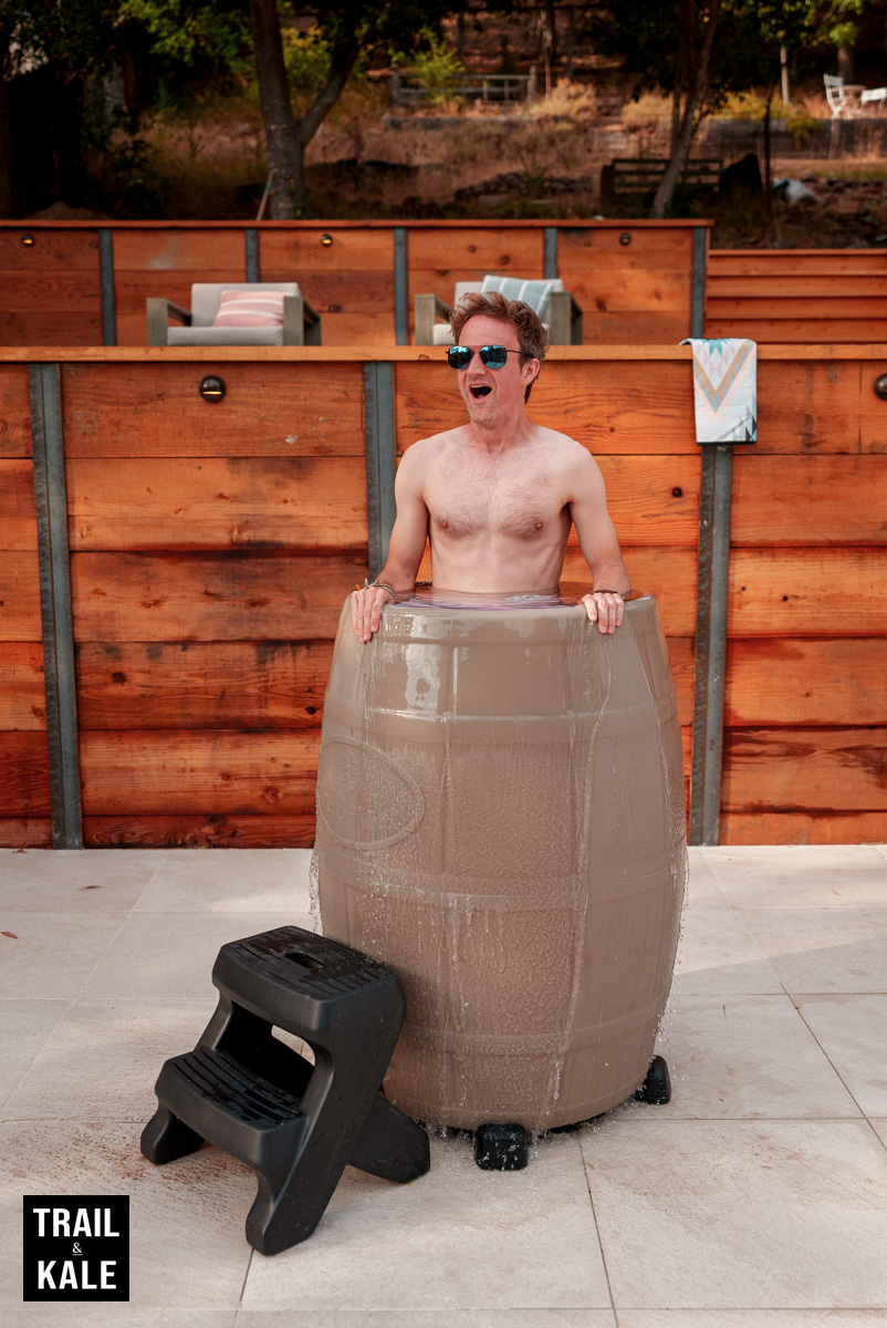 How cold is it in an Ice Barrel ice bath?