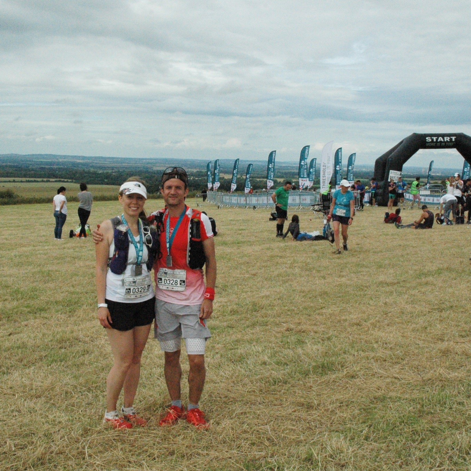 At the finish line. We had a nice sweaty day out at RTTS 2016!