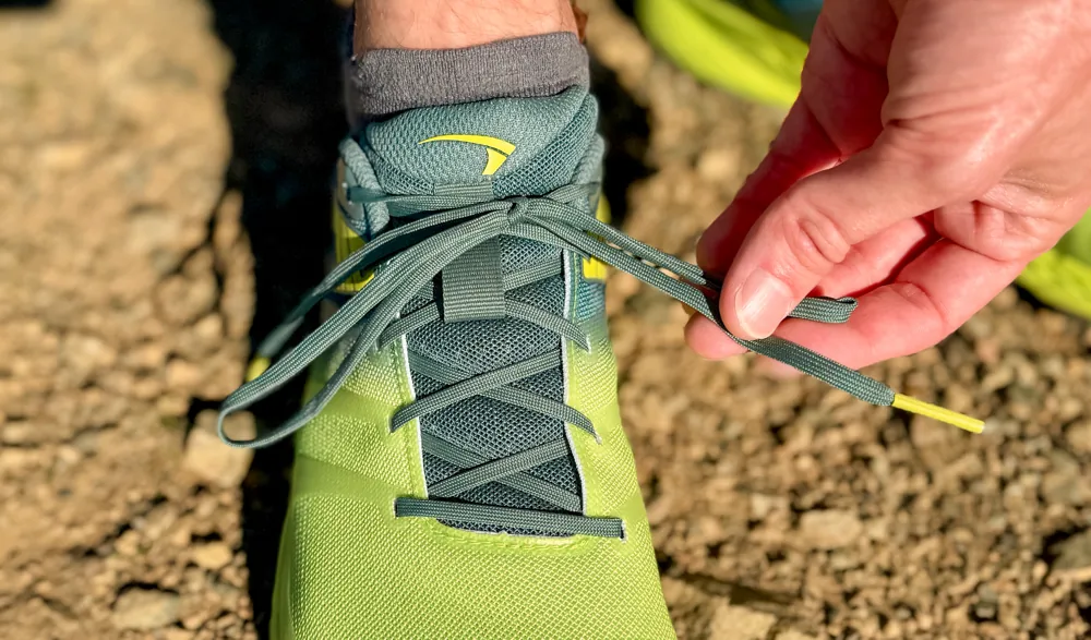 Inov8 Trailtalon Speed has long laces