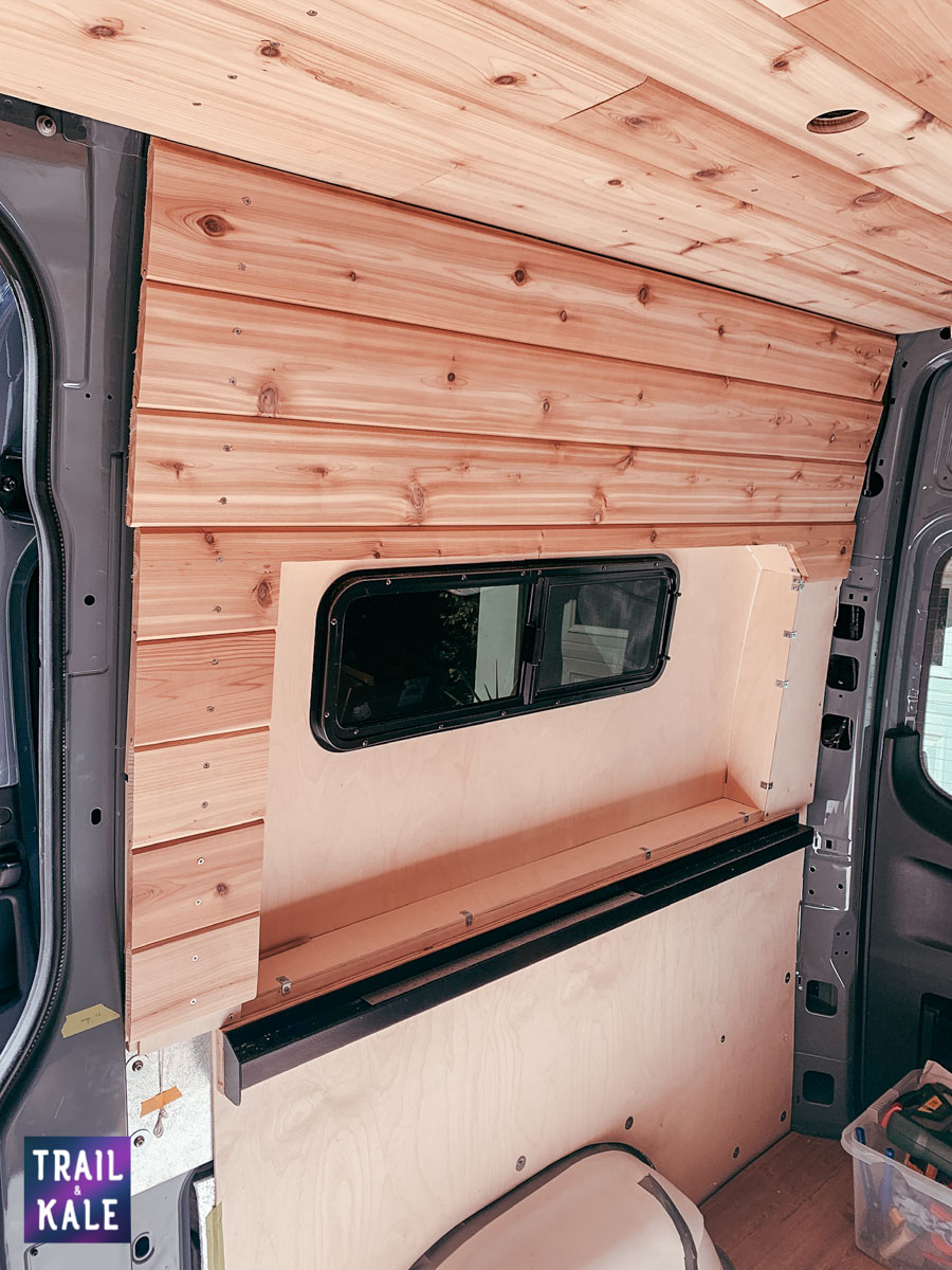 Installing wood panelling in our DIY Sprinter van conversion trail and kale web wm 12