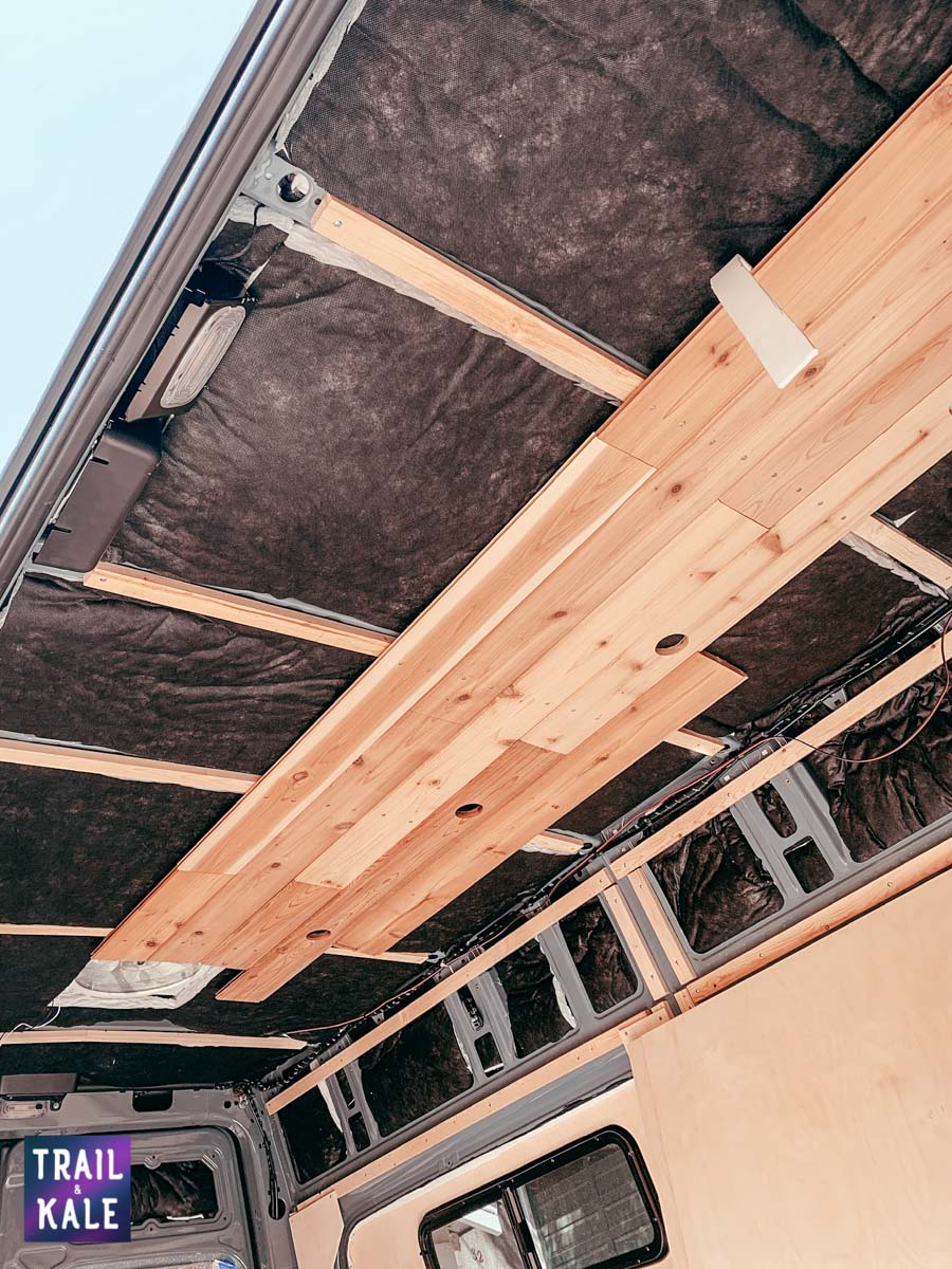 Installing wood panelling in our DIY Sprinter van conversion trail and kale web wm 7