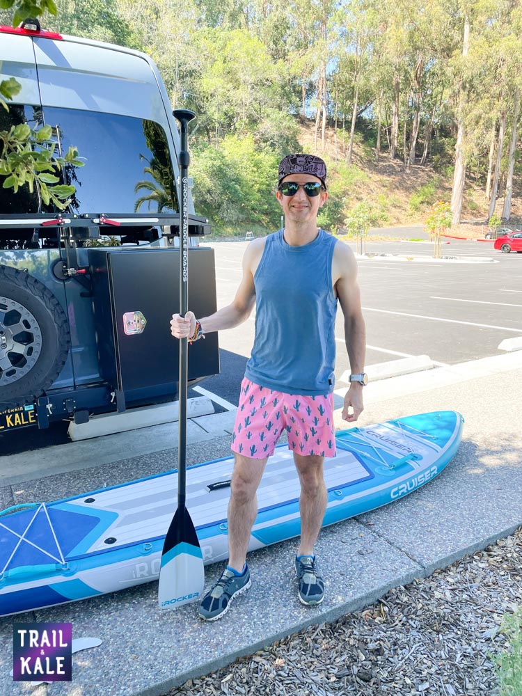 iRocker Cruiser Review inflatable SUP for beginners Trail and Kale web wm 14