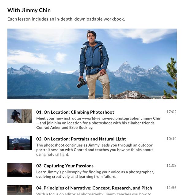 Jimmy Chin Masterclass - things to do while social distancing