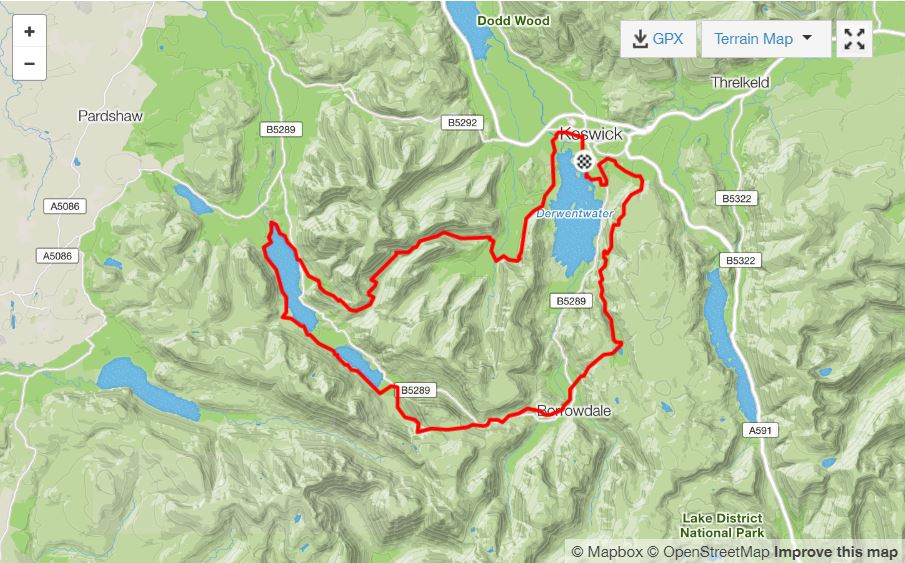 KMF 50k route