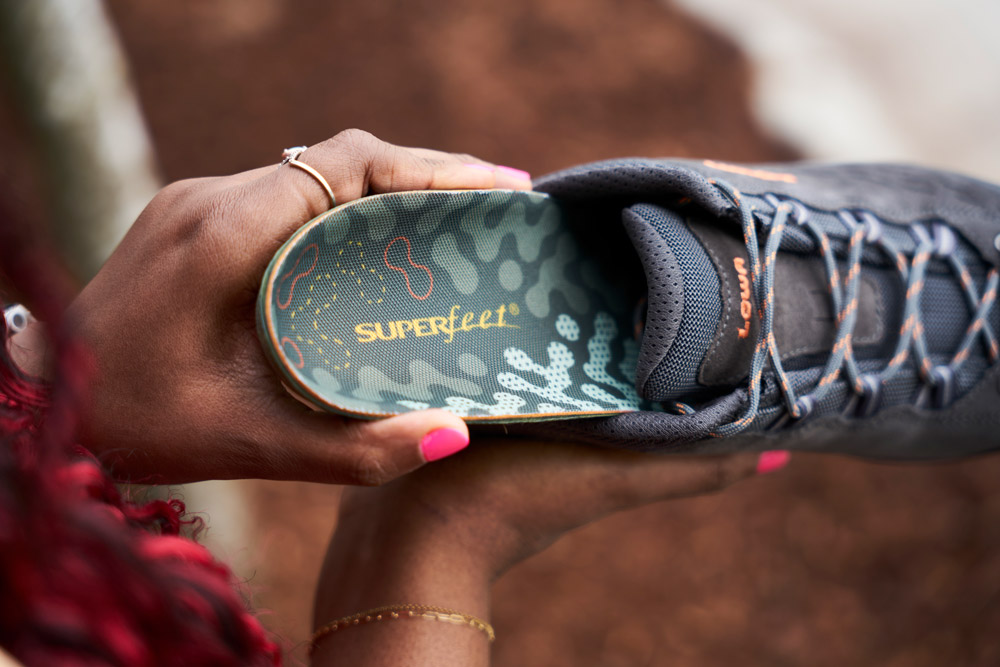 Kunbi Hikes Superfeet Insoles Image provided by Superfeet