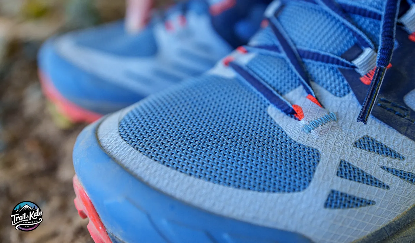 Close-up on the La Sportiva Levante's mesh upper