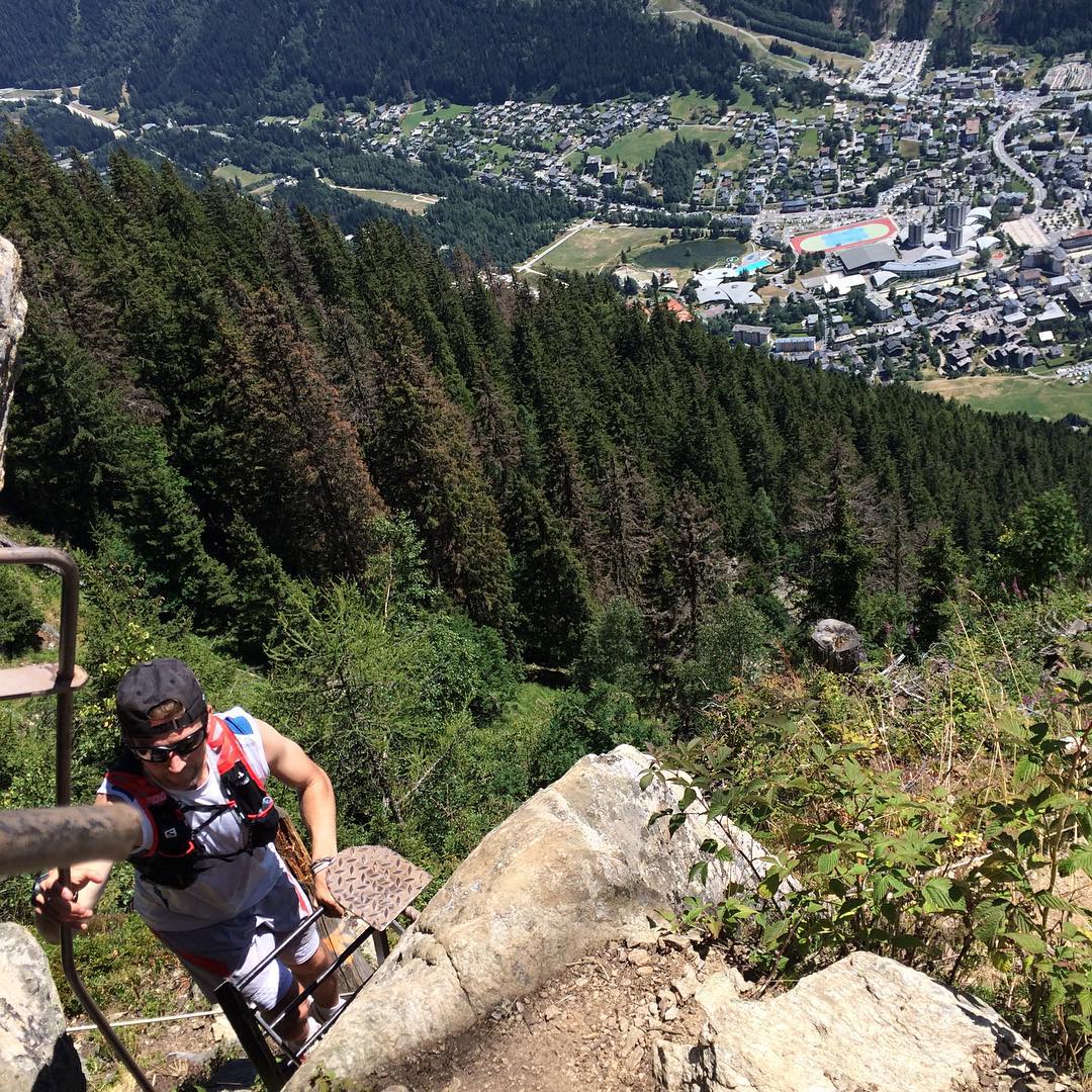 Running the Chamonix vertical kilometer vk 