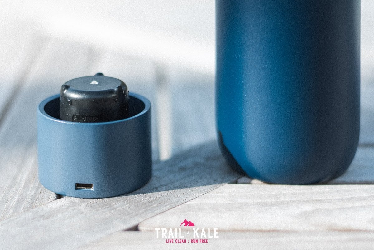 LARQ Bottle review self cleaning water bottle adventure lifestyle Trail and Kale wm 12