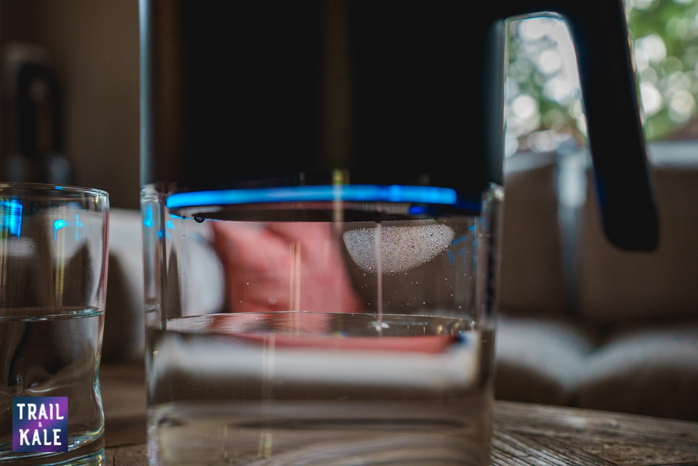 LARQ Pitcher Review | filter and purifier in action