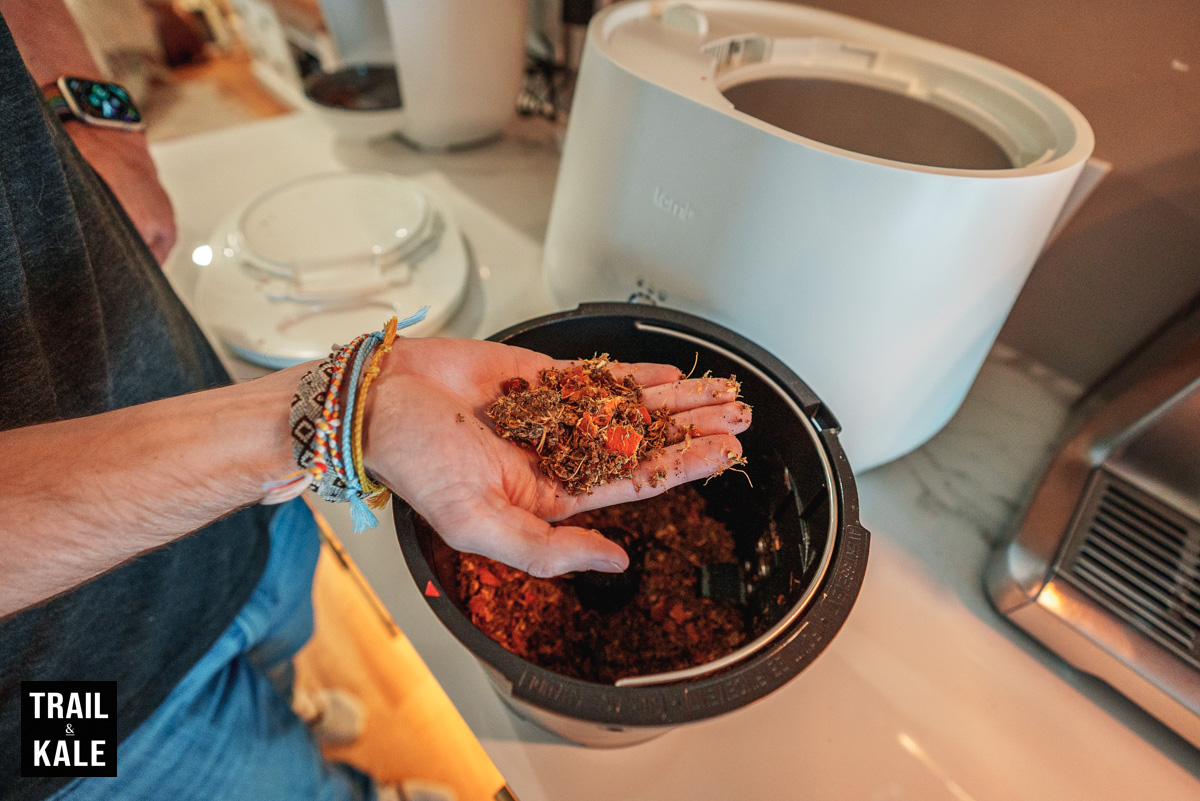 Look at that wonderful nutrient-rich compost