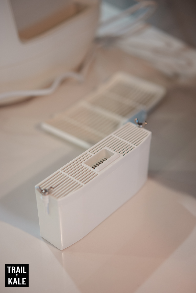 This is the filter at the rear of the machine