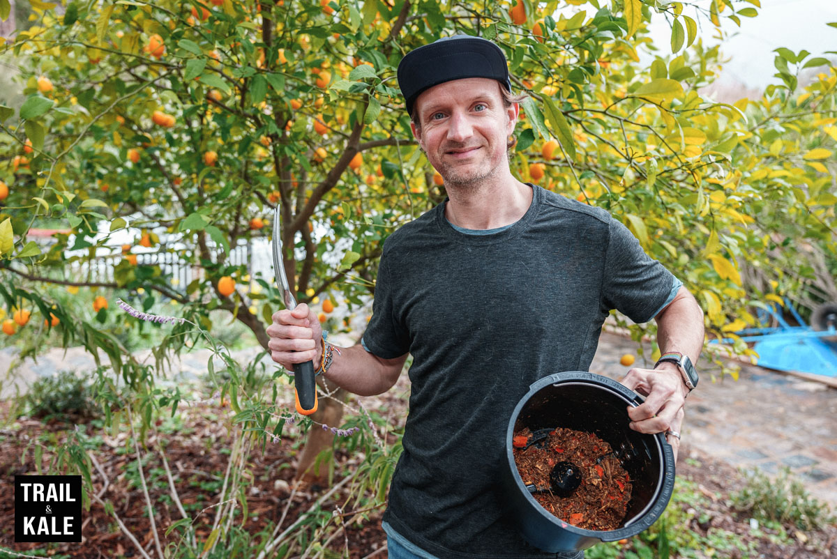 It's a very rewarding feeling turning your food waste into compost that will help your garden vegetables, fruit and herbs grow more sustainably and organically.